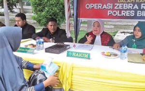 Operasi Zebra Rencong 2019 di Bireuen, Pelanggar Langsung Disidang di Tempat